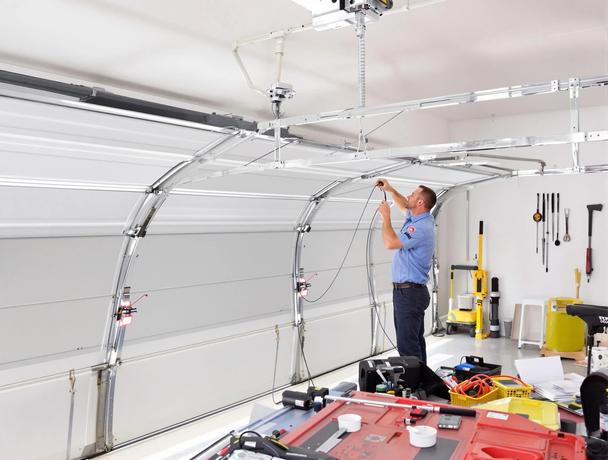 Garage door cable repair service by Kendall Park Garage Door Repair in Kendall Park