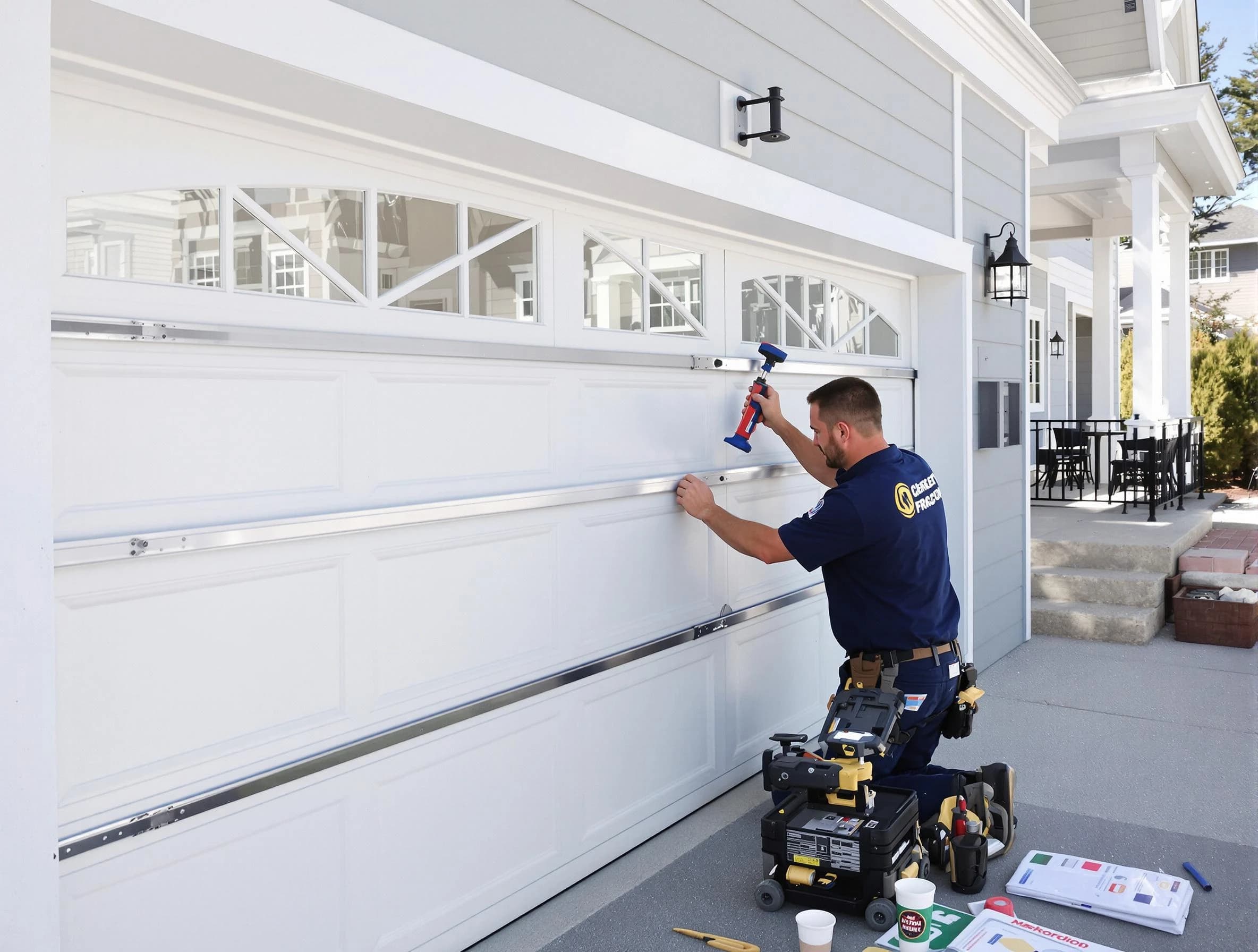 Professional garage door installation by Kendall Park Garage Door Repair in Kendall Park