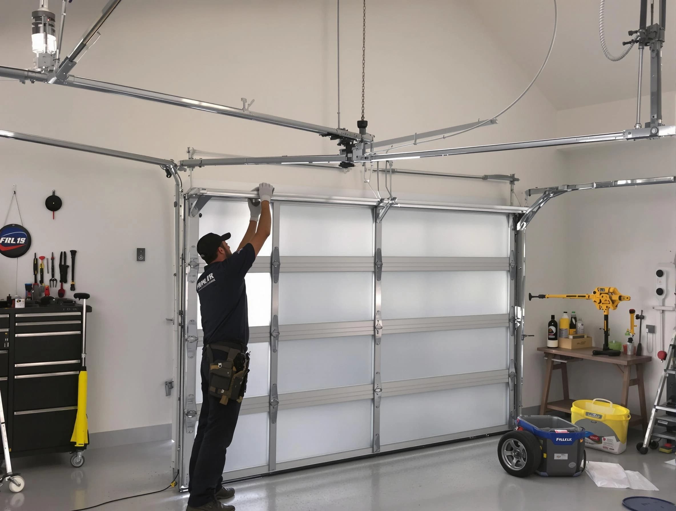 Kendall Park Garage Door Repair certified team performing precision garage door installation in Kendall Park