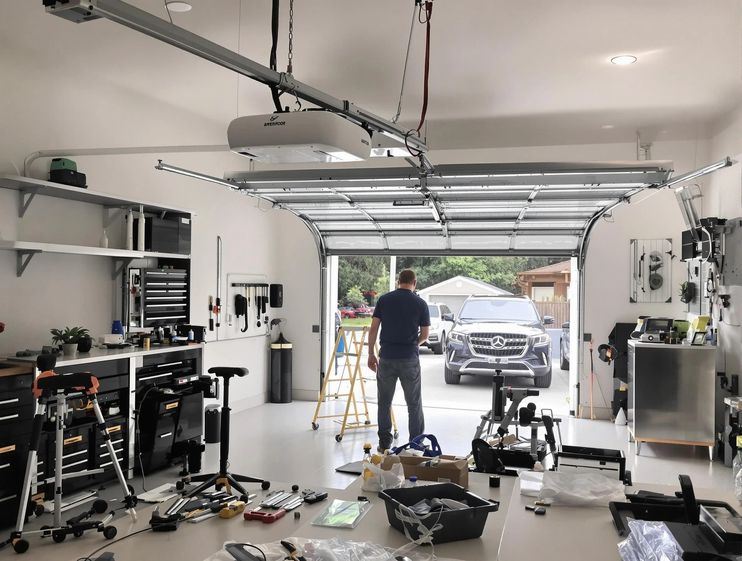 Garage door opener installation by Kendall Park Garage Door Repair in Kendall Park