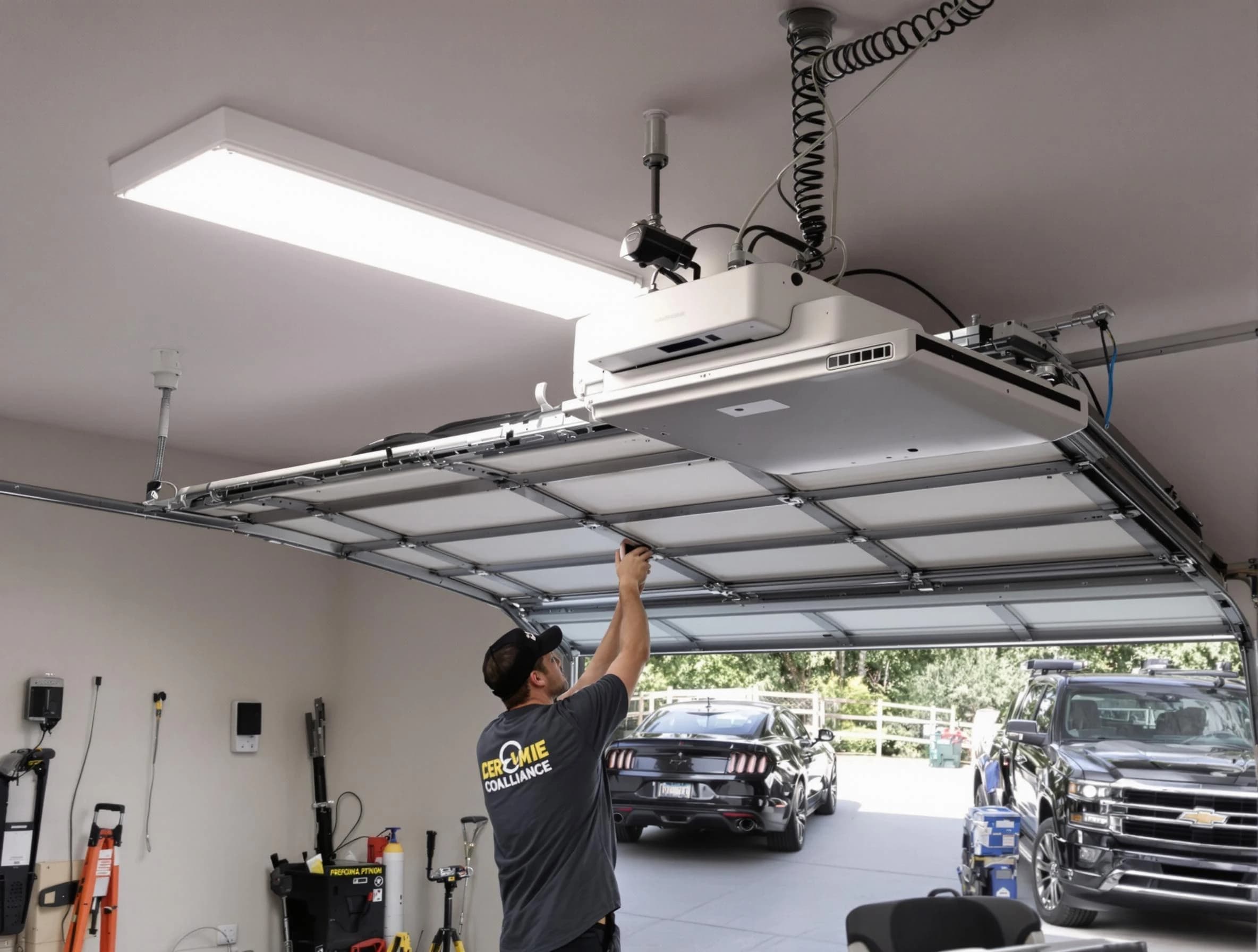 Garage Door Opener Installation in Kendall Park